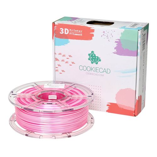 Cookiecad 1.75mm PLA Silk 3D Printer Filament Dual Color Color 1.0 kg (2.2 lbs.) Spool - P — vista 1