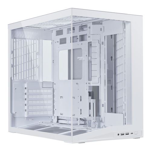 Lian Li O11 DYNAMIC MINI V2 Tempered Glass ATX Mid-Tower Computer Case - White — vista 1