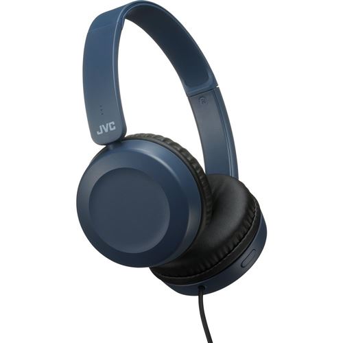 JVC Powerful Sound On Ear Wired Headphones - Blue
 Premium Noise Isolation;  Built-In Micr — vista 1