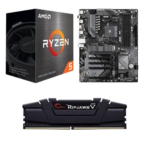 AMD Ryzen 5 5500, Gigabyte B550 Eagle WiFi6 AM4, G.Skill Ripjaws V 16GB DDR4-3200, Compute — vista 1