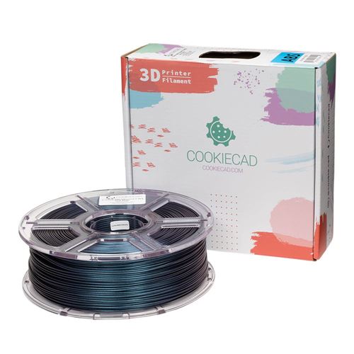Cookiecad 1.75mm ABS Iridescent Holographic 3D Printer Filament Single Color 1.00 kg (2.2  — vista 1