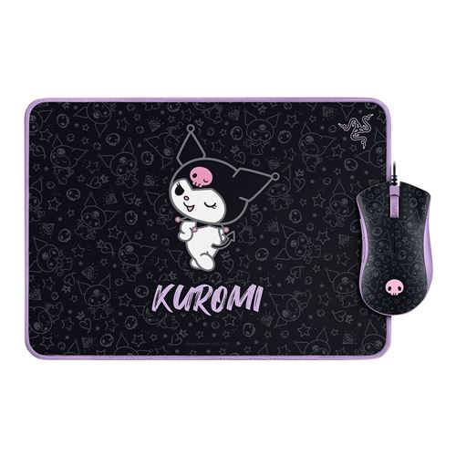 Razer DeathAdder Essential & Goliathus Mouse Mat Bundle - Kuromi Edition — vista 1