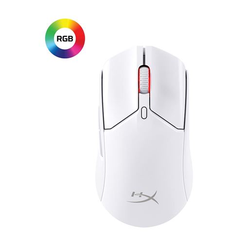 HyperX Pulsefire Haste 2 Wireless Ultra-Light Gaming Mouse - White — vista 1
