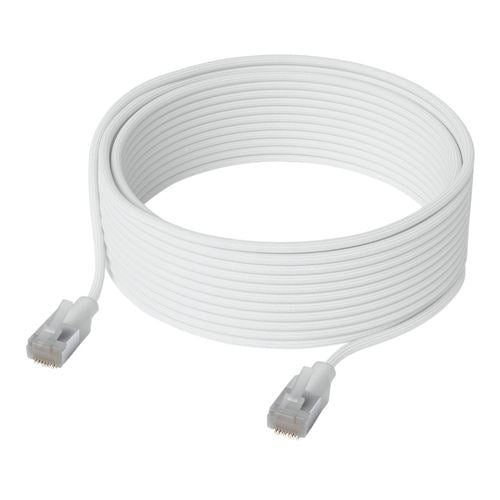 Ubiquiti 26.2 Ft. UniFi Premium Etherlighting Braided Patch Ethernet Cable - White — vista 1