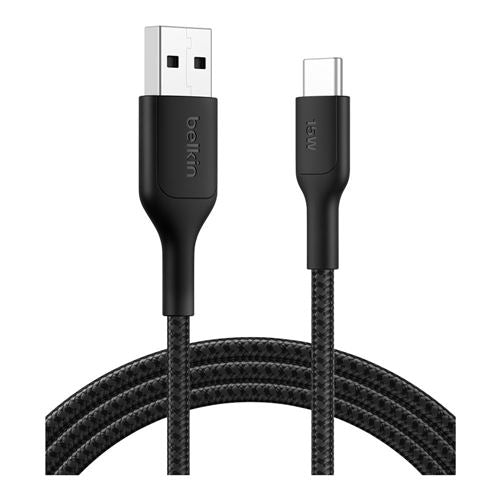 Belkin USB Type-A to USB Type-C 2.0 Cable (Black) - 2 Meter — vista 1