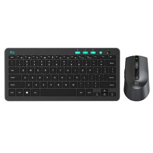 Riitek Wireless Keyboard and Mouse RKM709, 2.4Ghz Ultra-slim Wireless Keyboard and Mouse — vista 1
