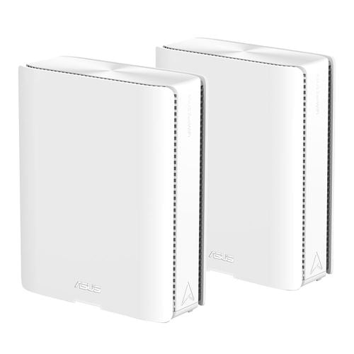 ASUS ZenWiFi BQ16 Pro - BE30000 WiFi 7 Quad-Band Whole Home WiFi System, 10G Port - White  — vista 1