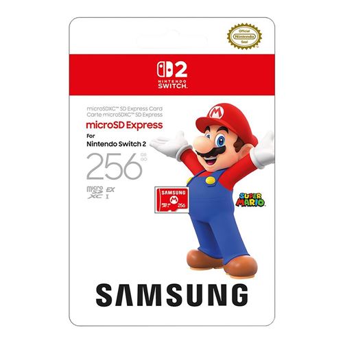 Samsung microSD Express Card - 256GB for Nintendo Switch 2 — vista 1