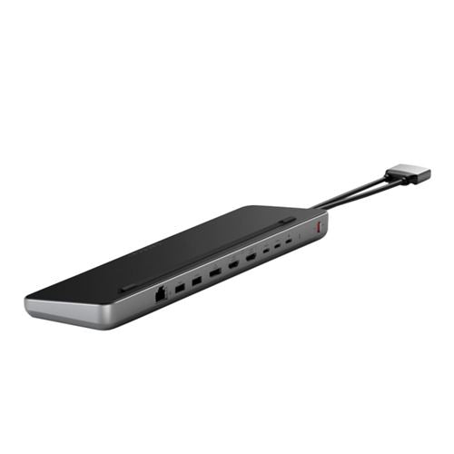 Satechi Dual Dock Stand - Docking Station with NVMe SSD Enclosure — vista 1