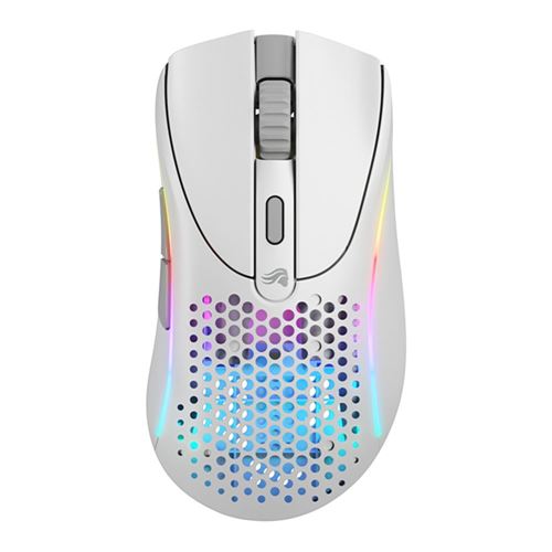 Glorious Model D 2 Wireless Gaming Mouse - White
 Ergonomic Shape;  For Medium to Large Ha — vista 1
