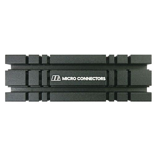 Micro Connectors M.2 2280 SSD Heat Sink Kit - Black — vista 1