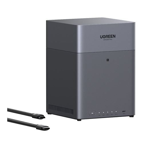 UGreen NASync DH4300 Plus Storage Hub 4-Bay Diskless NAS with HDMI Cable — vista 1