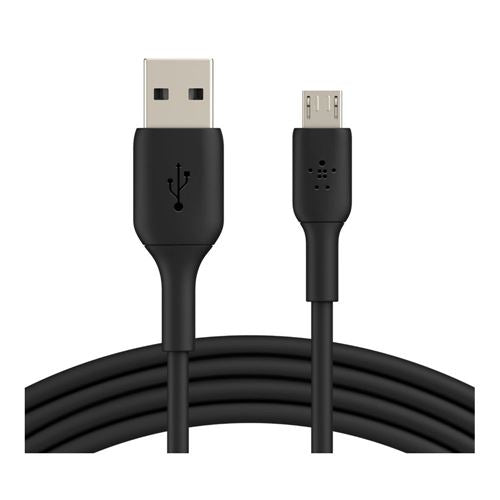 Belkin BOOST CHARGE Micro-USB to USB-A Charge/ Sync Cable 3.3 ft. - Black — vista 1