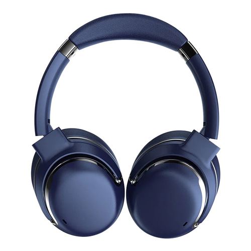 RCA WAVE-76 Active Noise Cancelling Bluetooth Wireless Headphones - Navy Blue — vista 1