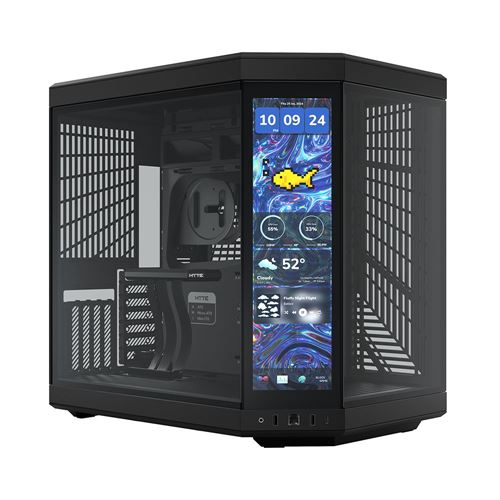 HYTE Y70 touch infinite Modern Aesthetic Tempered Glass ATX Mid-Tower Computer Case - Pitc — vista 1
