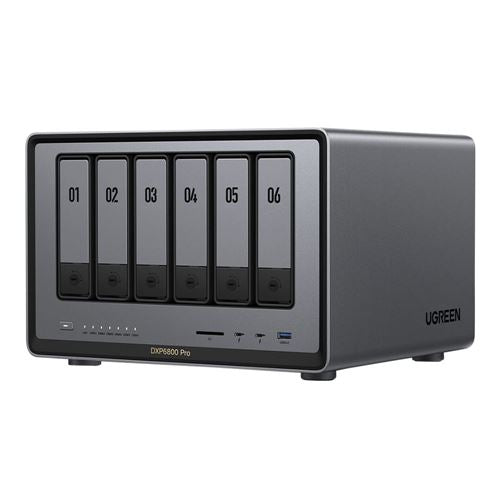 UGreen NASync DXP6800 Pro 6 Bays and 2 M.2 Slots Diskless NAS — vista 1