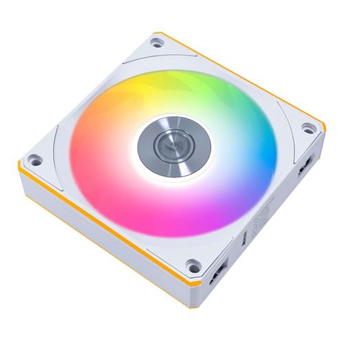 Lian Li UNI FAN TL FLEX Reverse Blade 120mm Fluid Dynamic Case Fan - White — vista 1