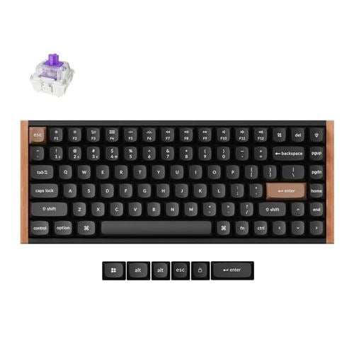Keychron K2 HE Swappable RGB Magnetic Keyboard - Black (Special Edition) — vista 1