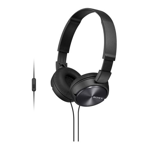 Sony MDR-ZX310AP Wired On-ear Folding Headphones - Black — vista 1