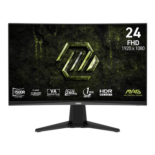 MSI MAG 245C X24 23.6" Full HD (1920 x 1080) 240Hz Curved Screen Gaming Monitor
 AMD FreeS — vista 1