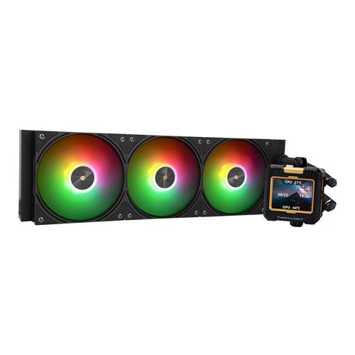 Thermalright Frozen Warframe 360mm All in One Liquid CPU Cooling Kit - Black — vista 1