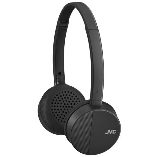 JVC Flats Wireless Bluetooth Headphones - Black
 Inline Microphone;  Up to 17 Hours Listen — vista 1