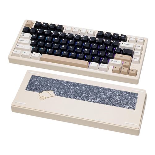 WOBKEY Rainy 75 Pro Keyboard
 White Cocoa Switch - White — vista 1