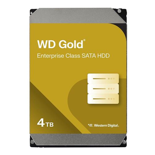 WD Gold 4TB 7200 RPM SATA III 6Gb/s 3.5" Internal CMR Hard Drive — vista 1
