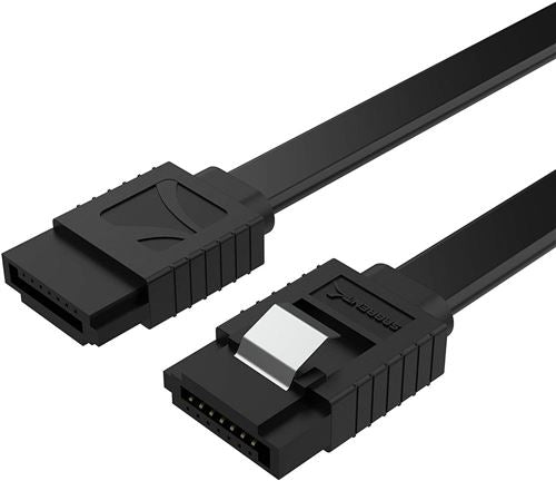 Sabrent SATA III (6 Gbit/s) Straight Data Cable with Locking Latch for HDD/SSD/CD and DVD  — vista 1