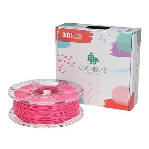 Cookiecad Cookiecad 1.75mm Hot Pink PLA 3D Printer Filament - 1kg Spool (2.2 lbs) — vista 1