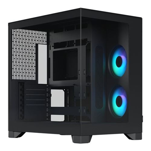 Fractal Design Pop 2 Vision RGB Tempered Glass ATX Mid-Tower Computer Case - Black — vista 1