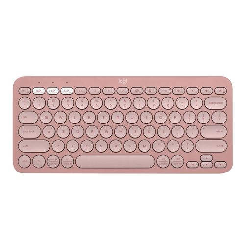 Logitech Pebble Keys 2 K380s Bluetooth Wireless Keyboard - Tonal Rose — vista 1