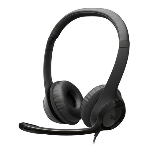 Logitech H390 USB Type-C Headset - Black — vista 1