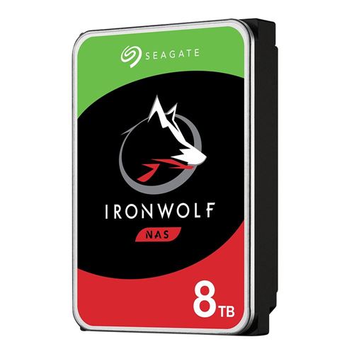Seagate IronWolf 8TB 7200 RPM SATA III 6Gb/s 3.5" Internal CMR NAS Hard Drive — vista 1