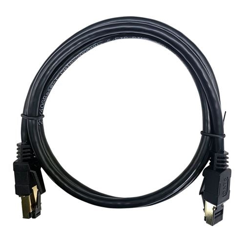 PPA 3 Ft. CAT 8 Gold-Plated Ethernet Cable - Black — vista 1