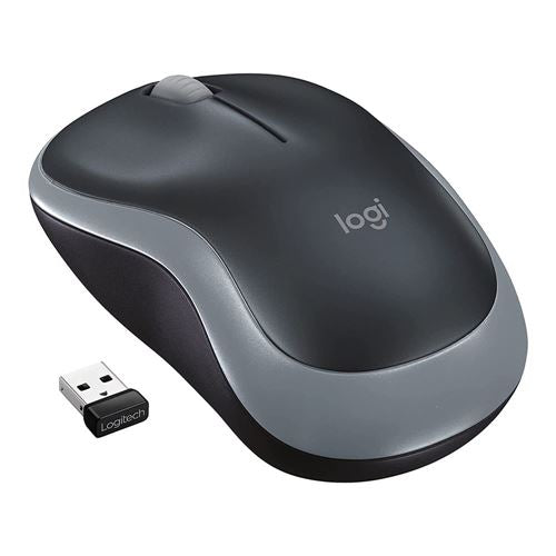 Logitech M185 Wireless Optical Mouse - Gray — vista 1
