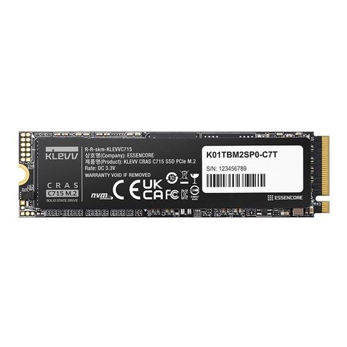 KLEVV C715 256GB 3D TLC NAND PCIe Gen 3 x4 NVMe M.2 Internal SSD — vista 1