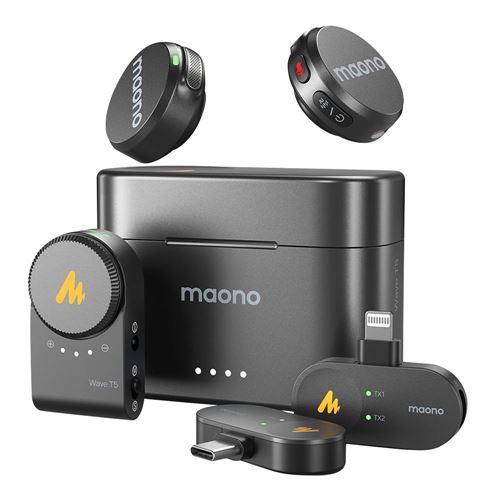 maono WAVE T5 Wireless Lavalier Microphone — vista 1
