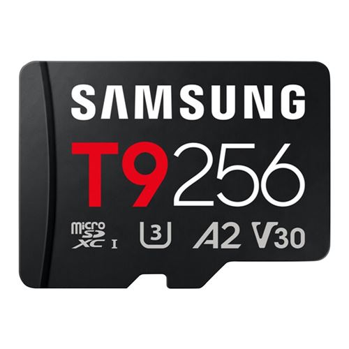 Samsung T9 256GB microSDXC Card UHS-I Flash Memory Card Class 10 U1 V30 Micro SD Card — vista 1