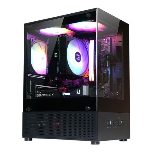 Zalman CUBIX-G MATX TG RGB BK — vista 1