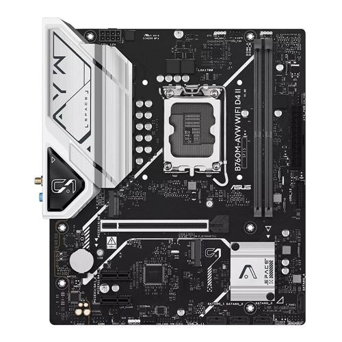 ASUS B760M-AYW WIFI D4 II Intel LGA 1700 microATX Motherboard — vista 1