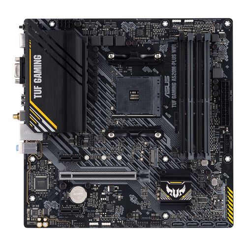 ASUS A520M-PLUS TUF GAMING WIFI AMD AM4 microATX Motherboard — vista 1