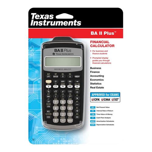 Texas Instruments BAII PLUS Business Calculator — vista 1