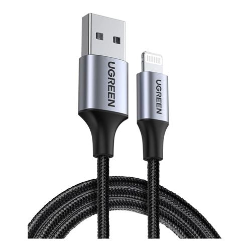 UGreen USB Type-A to Lightning Braided Cable - 3.3 ft — vista 1