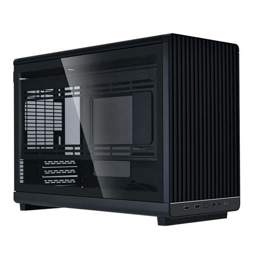 Lian Li A3 microATX Mid-Tower Tempered Glass Computer Case - Black — vista 1