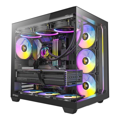 Antec C5 ARGB Tempered Glass ATX Mid-Tower Computer Case - Black — vista 1