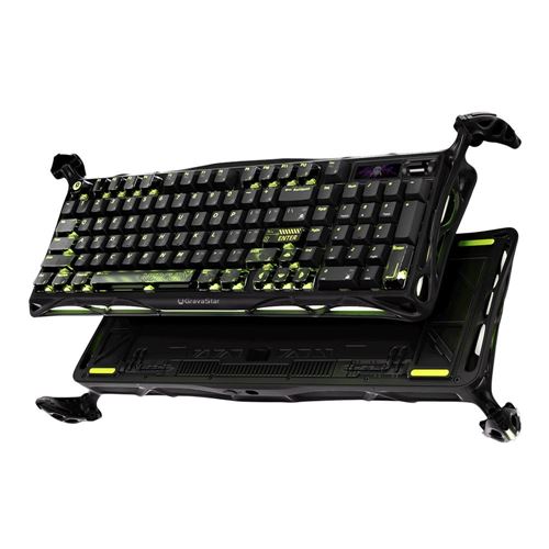 GravaStar Mercury K98 Pro Wireless Mechanical Gaming Keyboard - Black — vista 1