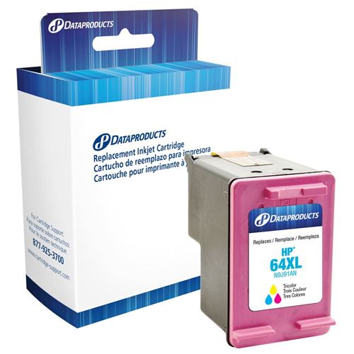 Dataproducts Remanufactured HP 64XL High Yield Tri-color Ink Cartridge
 415 page yield. (M — vista 1