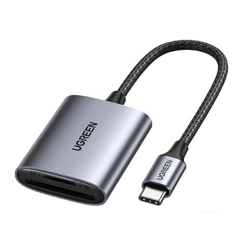 UGreen USB-C to SD/TF Memory Card Reader Aluminum Case — vista 1