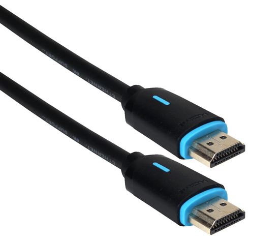 QVS Ultra High Speed HDMI UltraHD 8K with Ethernet Cable - 6 ft.
 Blue Tips — vista 1